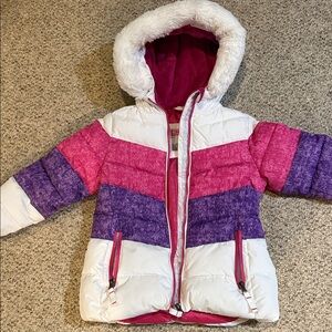 32 Degrees Pink and White Jacket